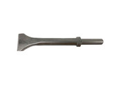 Pneumatic Chipping Hammer Bit 9" Flat Chisel 2" Wide Round Shank Oval Collar 323