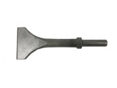 Pneumatic Chipping Hammer Bit 9" Flat Chisel 3" Wide RND Shank Oval Collar 323-3
