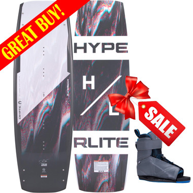 Hyperlite Cryptic 142 cm Wakeboard Package with Session Boots - SALE