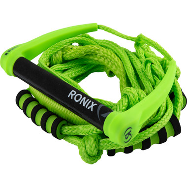 Ronix Silicone Surf Handle with 11" Hide Grip and 25ft 4-Section Rope