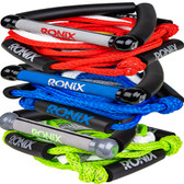 Ronix Bungee Surf Rope with 10" Hide Grip Handle and 25ft 4-Section Rope