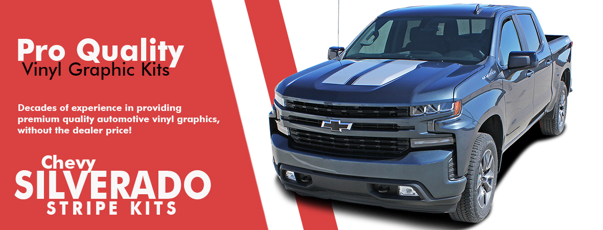 Chevrolet Trucks SS Silverado Replacement Vinyl Graphic Decals High Quality Outdoor Rated Vinyl Style SS