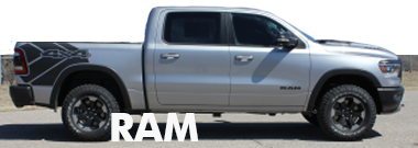 2017 2018 2019 2020 Dodge Ram Stripes Decals Vinyl Graphics