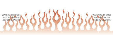 FLM-005 Flame Job 5 - Rear Window Graphic for Trucks and SUV's (FLM-005)