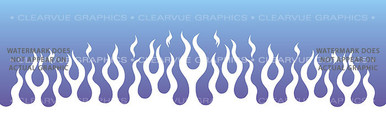 FLM-004 Flame Job 4 - Rear Window Graphic for Trucks and SUV's (FLM-004)