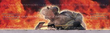 FFS-014 Axeman - Rear Window Graphic for Trucks and SUV's (FFS-014)