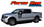 FORCE ONE DIGITAL : 2009-2014 and 2015 2016 2017 2018 2019 2020 Ford F-150 Hockey Stripe "Appearance Package Style" Vinyl Graphics Decals Kit (VGP-1972.3515)