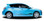 CRUZE : Automotive Vinyl Graphics - Universal Fit Decal Stripes Kit - Pictured with FOUR DOOR HATCHBACK (ILL-849)
