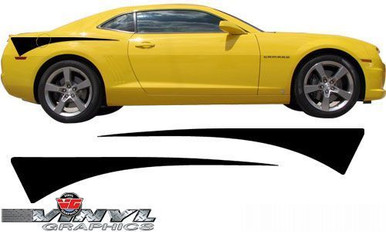 2010-2013 Chevy Camaro : Quarter Panel Shark Tooth Graphics (VG-SVS313C)