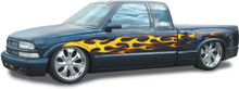 BACKDRAFT : Digitally Airbrushed Vinyl Graphics Decals Stripes Kit - Universal Fit for Cars Trucks SUV Trailers Vans and More (ATE-30071-73)