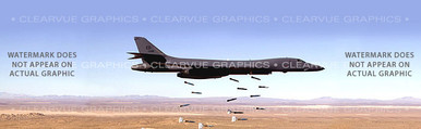 AVA-004 B1B Bomber - Rear Window Graphic for Trucks and SUV's (AVA-004)