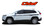 CHIEF : 2013 2014 2015 2016 2017 2018 2019 2020 2021 2022 2023 2024 Jeep Cherokee Upper Body Line Accent Vinyl Graphics Decal Stripe Kit (VGP-2806)