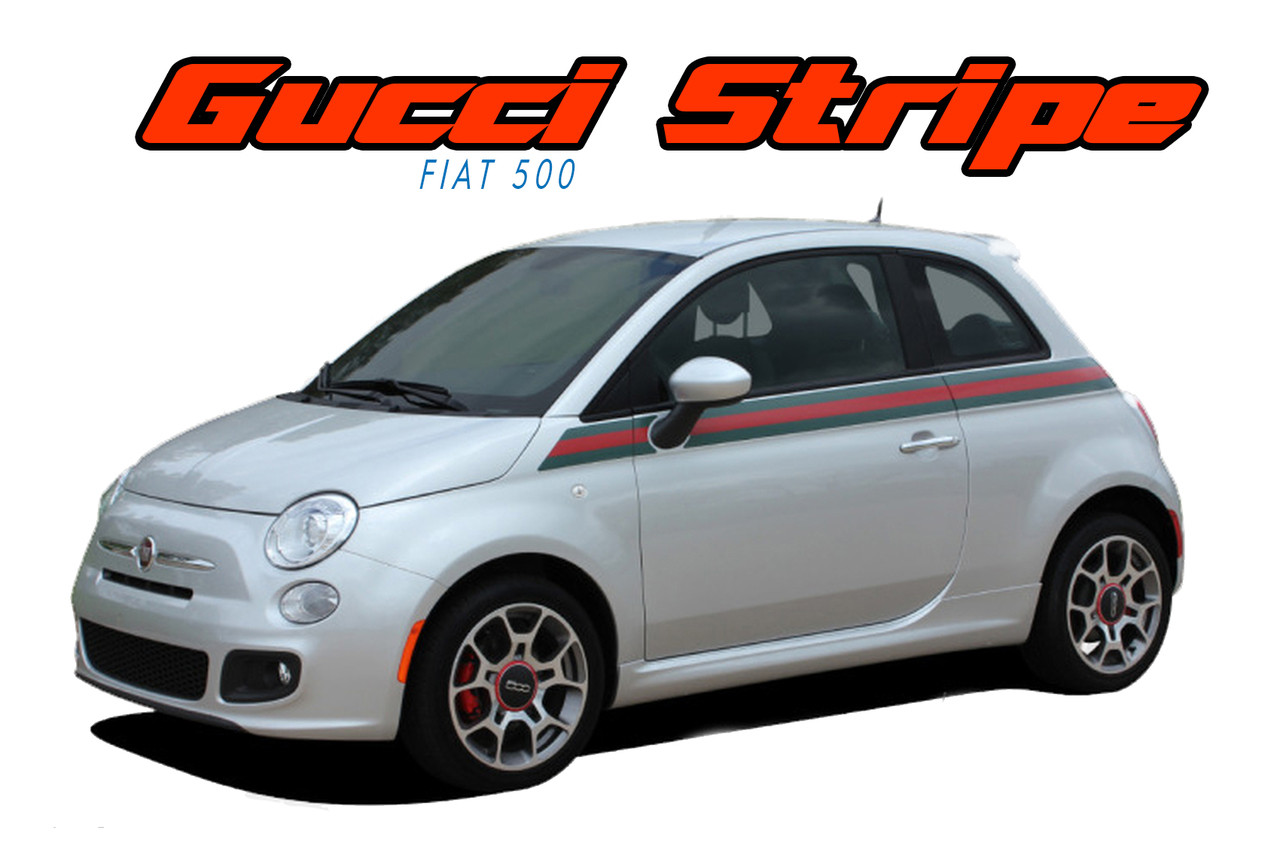 Se 5 Italian Applique Stripe 2017 Gucci Style Abarth Door To Rear Wrap Around Vinyl Graphics Stripes Decals Se 5 Italian Applique Stripe 2017 Gucci Style Abarth Door To Rear Wrap Around Vinyl Graphics Stripes Decals