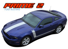PRIME 2 : 2013-2014 Ford Mustang BOSS 302 Style Vinyl Graphics Striping Decal Kit (VGP-1787)