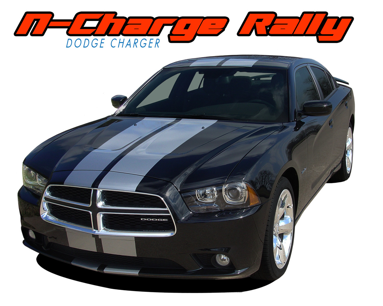 N-CHARGE RALLY | Dodge Charger Racing Stripes | Charger Decals | Vinyl  Graphics