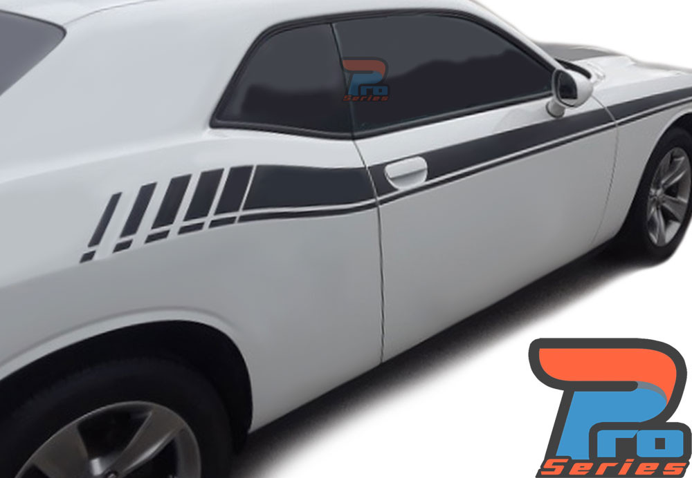 DUAL 15 | Dodge Challenger Stripes | Challenger Graphics, Vinyl Decals