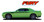 FURY : 2011 2012 2013 2014 2015 2016 2017 2018 2019 2020 2021 2022 2023 Dodge Challenger Door to Fender Hash Upper Stripe Accent Vinyl Graphics Decal Kit (VGP-3183)