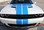 RALLY WING 15 : 2015 2016 2017 2018 2019 2020 2021 2022 2023 Dodge Challenger Wide Rally Hood Vinyl Graphic Full Racing Stripes Decal Striping Kit (VGP-3236)