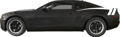 2010-2015 Chevy Camaro COPO Vinyl Graphic Decal Stripe Kit (GRC43)