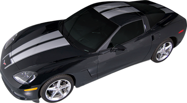 2005-2013 Chevy Corvette Dual Pinline Racing Vinyl Stripe Kit (GRV206)