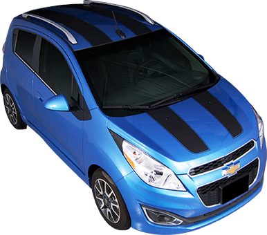2013-2015 Chevy Spark Rally Vinyl Graphic Decal Stripe Kit (GRS221)