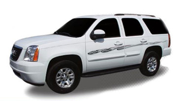 VICTORY : Automotive Vinyl Graphics - Universal Fit Decal Stripes Kit - Pictured with CHEVY SUBURBAN (ILL-DPL)