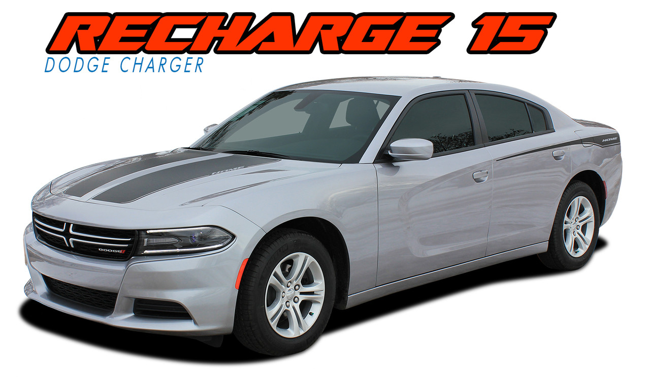 Dodge Charger 2015 2016 2017 2018 2019 Rear Quarter Side Accent Stripes Decals