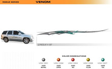 VENOM Universal Vinyl Graphics Decorative Striping and 3D Decal Kits by Sign Tech Media, Inc. (STM-VOM)