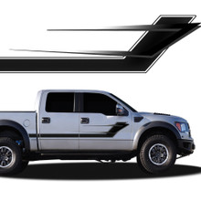 TURBULANCE : Automotive Vinyl Graphics - Universal Fit Decal Stripes Kit - Pictured with FORD F-150 (ILL-915)