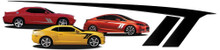 STINGRAY : Automotive Vinyl Graphics - Universal Fit Decal Stripes Kit - Pictured with CHEVY CAMARO (ILL-920)