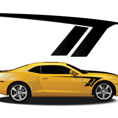 STINGRAY : Automotive Vinyl Graphics - Universal Fit Decal Stripes Kit - Pictured with CHEVY CAMARO (ILL-920)