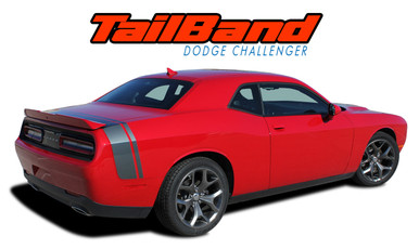 TAILBAND : 2011 2012 2013 2014 2015 2016 2017 2018 2019 2020 2021 2022 2023 Dodge Challenger Factory OEM Scat Pack Style Rear Quarter Panel Trunk Vinyl Rally Stripes (VGP-3425)