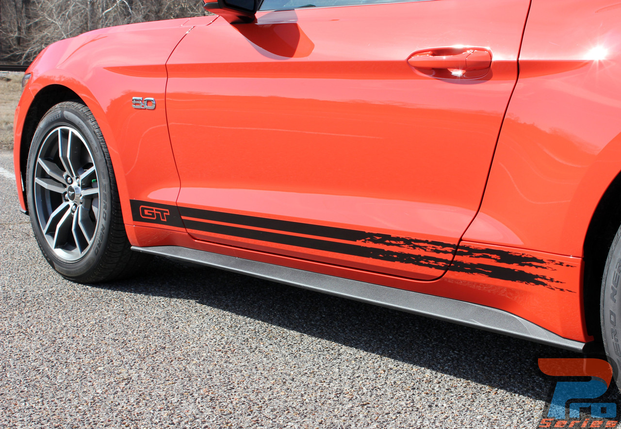 Breakup Rockers Ford Mustang Stripes Mustang Decals