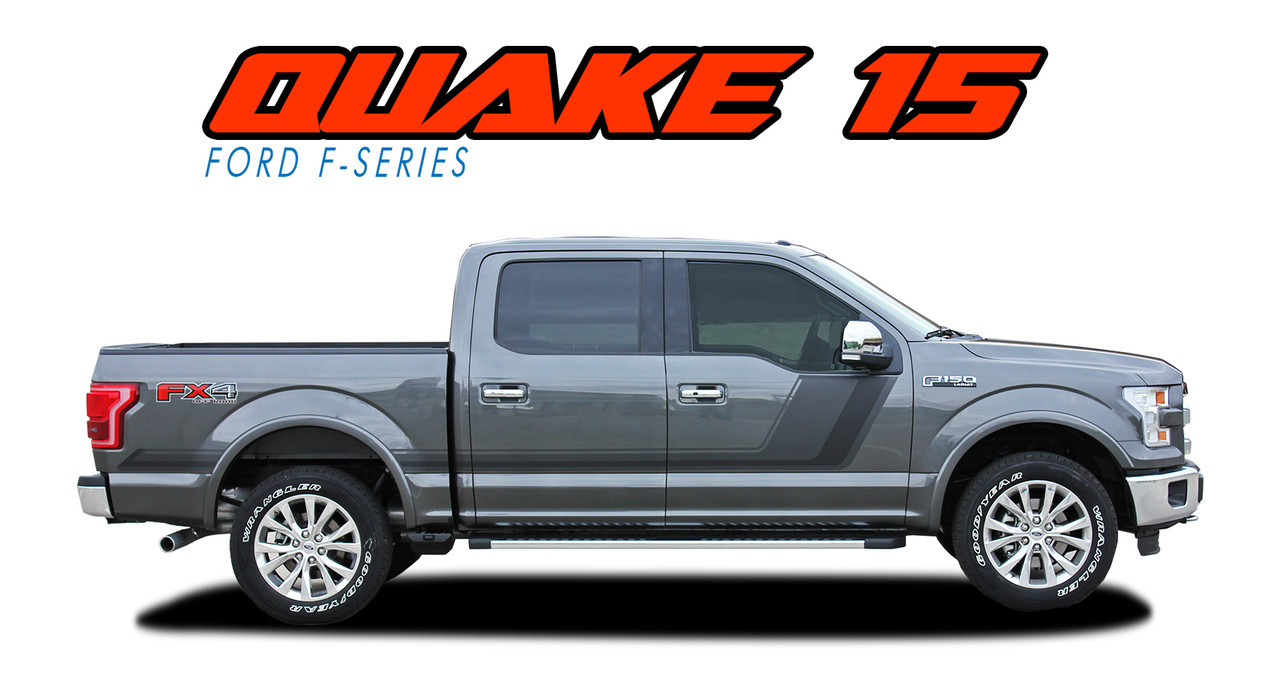 NEW 2018 FORD F-150 HOCKEY SIDE STRIPES GRAPHICS VINYL 2016 F150 6 1//2/' BED F150