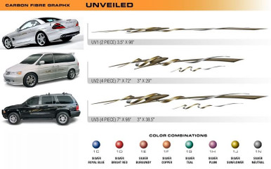 UNVEILED Universal Vinyl Graphics Decorative Striping and 3D Decal Kits by Sign Tech Media, Inc. (STM-UV)