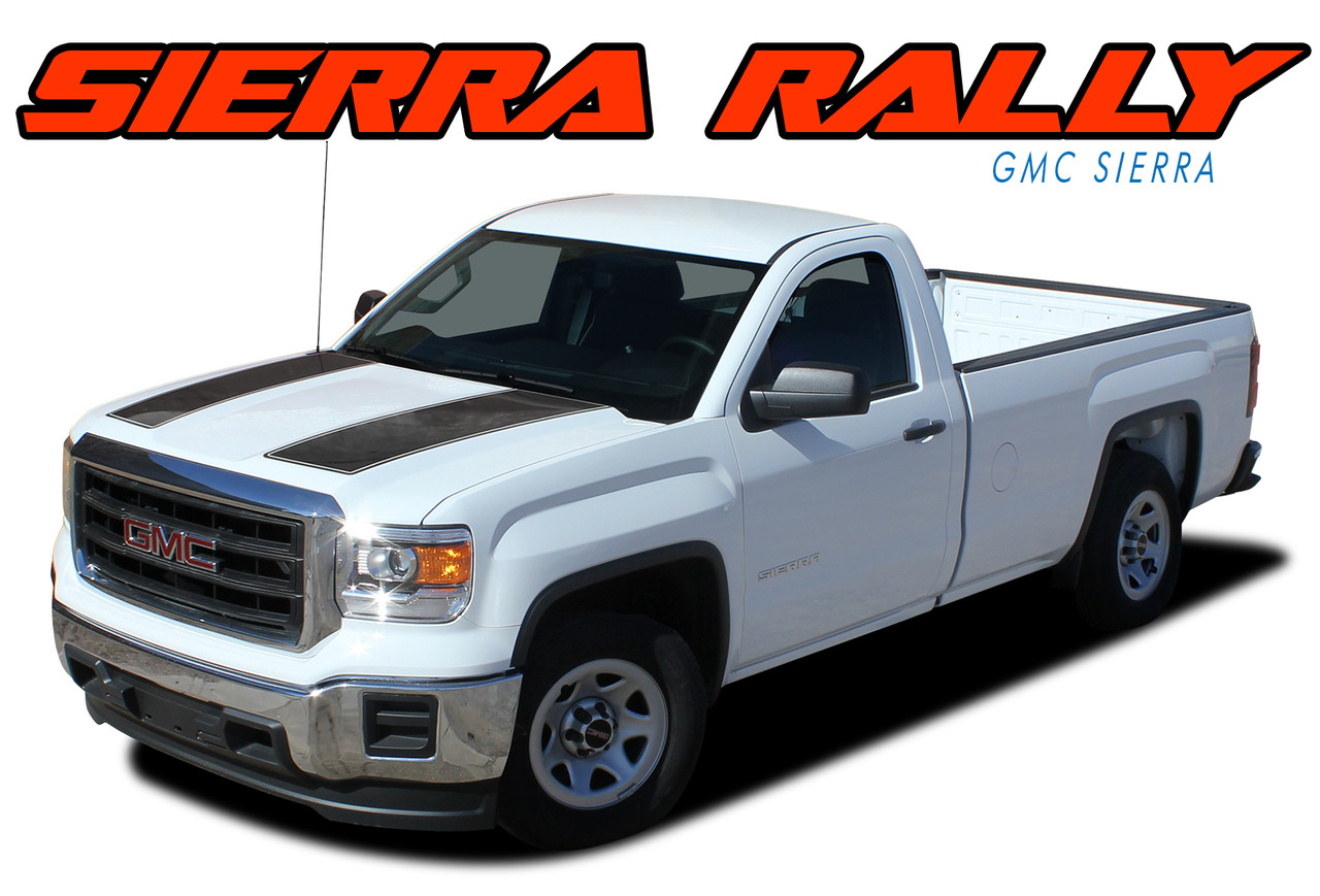 MIDWAY2014-2018 GMC Sierra Graphics Decals /& Accents Stripes 3M Wet Install