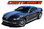 CONTENDER : 2015 2016 2017 Ford Mustang Wide Center Bumper to Bumper Hood Racing Rally Stripes Vinyl Graphics Kit (VGP-4534)