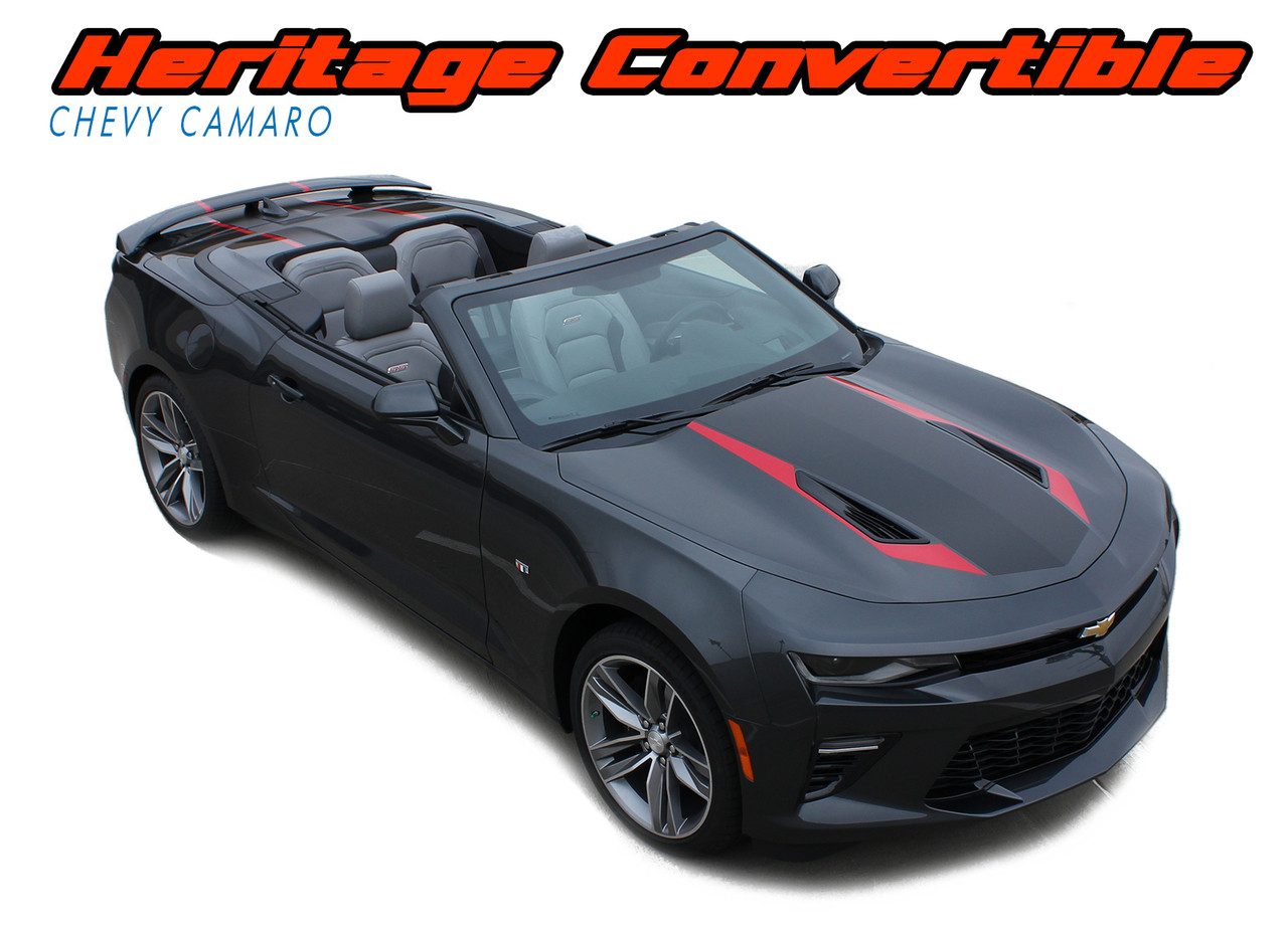 Heritage Convertible Camaro Stripes Camaro Decals Vinyl Graphics
