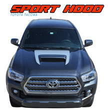 SPORT HOOD : 2015 2016 2017 2018 2019 2020 2021 2022 2023 Toyota Tacoma TRD SPORT and TRD PRO Hood Accent Trim Vinyl Graphic Striping Decal Kit (VGP-4831)
