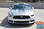 FADED RALLY : 2015 2016 2017 Ford Mustang Hood OEM Style Racing Stripes Black Silver Fade Fading Striping Vinyl Graphic Decals Kit
