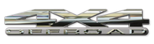 CHROMAX 4x4 : Chrome Vehicle Emblem Badging "Plus 4x4 Off Road" (UP-08600)