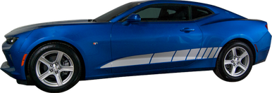 2016-2018 Chevy Camaro Stripe Bullet Strobe Rocker Vinyl Graphic Decal Kit (GRC82)