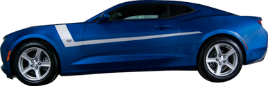 2016-2018 Chevy Camaro Stripe Check Stripes Rocker Vinyl Graphic Decal Kit (GRC94)