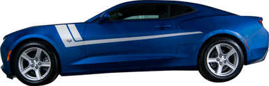 2016-2018 Chevy Camaro Stripe Dual Check Door Vinyl Graphic Decal Kit (GRC93)