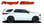 PROPEL SIDES : 2011-2020 2021 2022 Dodge Durango Side Door Stripes Decals Vinyl Graphics Kit (VGP-5522)