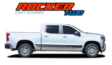 ROCKER TWO : 2019-2026 Chevy Silverado Stripes Lower Door Decals Rocker Panel Vinyl Graphic Kit (VGP-5900)