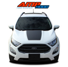 AMP HOOD : 2013 2014 2015 2016 2017 2018 2019 2020 2021 2022 Ford EcoSport Center Hood Vinyl Graphics Decal Stripe Kit
