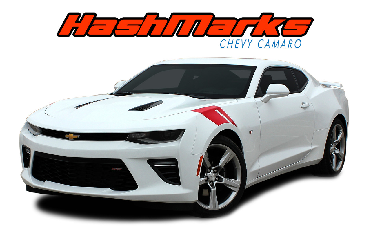 Chevrolet Camaro Hash Speed Side Accent Stripes Decals 2014 2015 Pro Motor