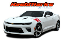 HASHMARK : 2019 2020 2021 2022 Chevy Camaro OEM Factory Lemans Style Hood to Fender Hash Vinyl Stripes Graphics Decals Kit fits SS RS V6 (VGP-3962)