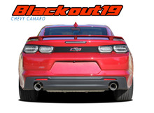CAMARO BLACKOUT : 2019-2024 Chevy Camaro Decklid Blackout Decal Rear Trunk Vinyl Graphic Kit